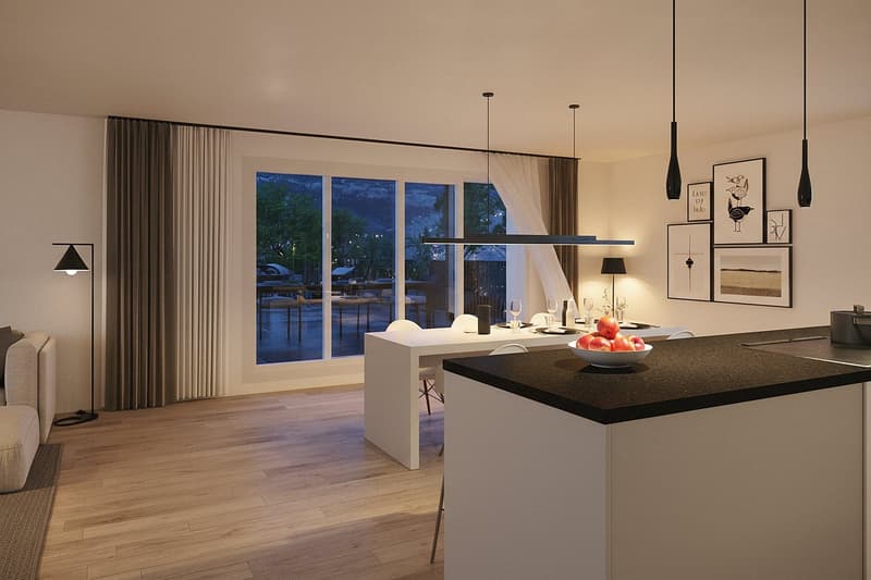 3.5 pièces d'exception à Chalais - près de 100m2 ! (12)