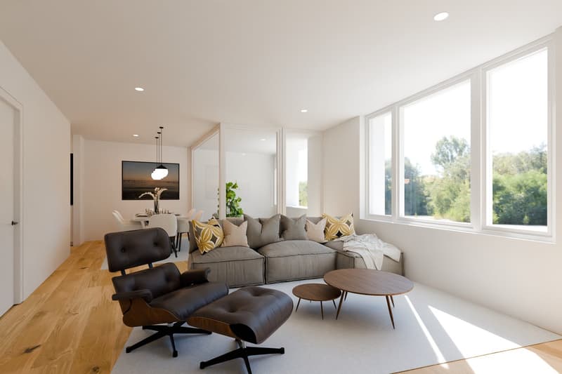 Visualisierung Wohn- und Esszimmer