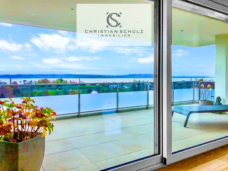 Bodensee-Panorama inklusive – exklusive Wohnung mit zwei Terrassen