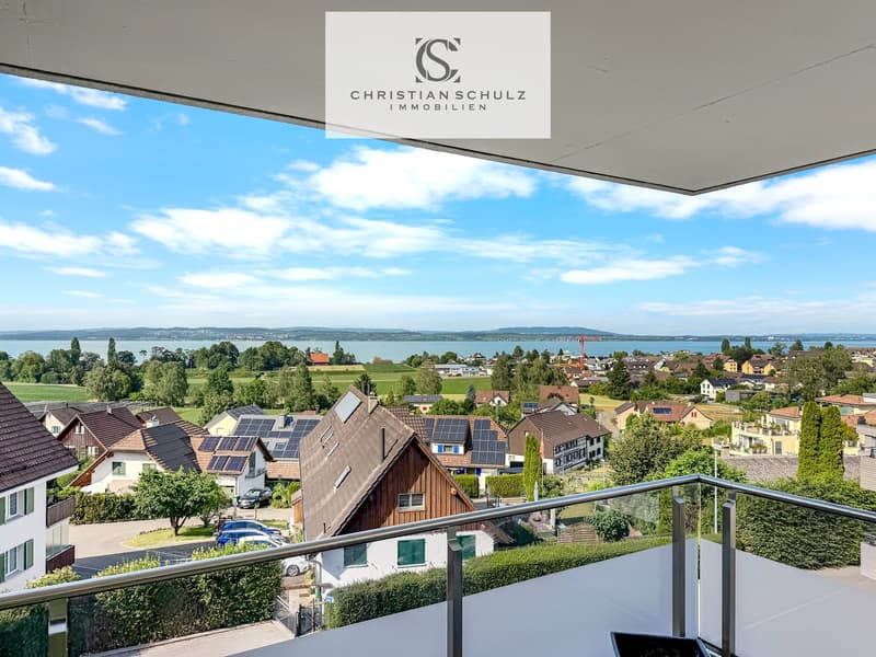 Bodensee-Panorama inklusive – exklusive Wohnung mit zwei Terrassen