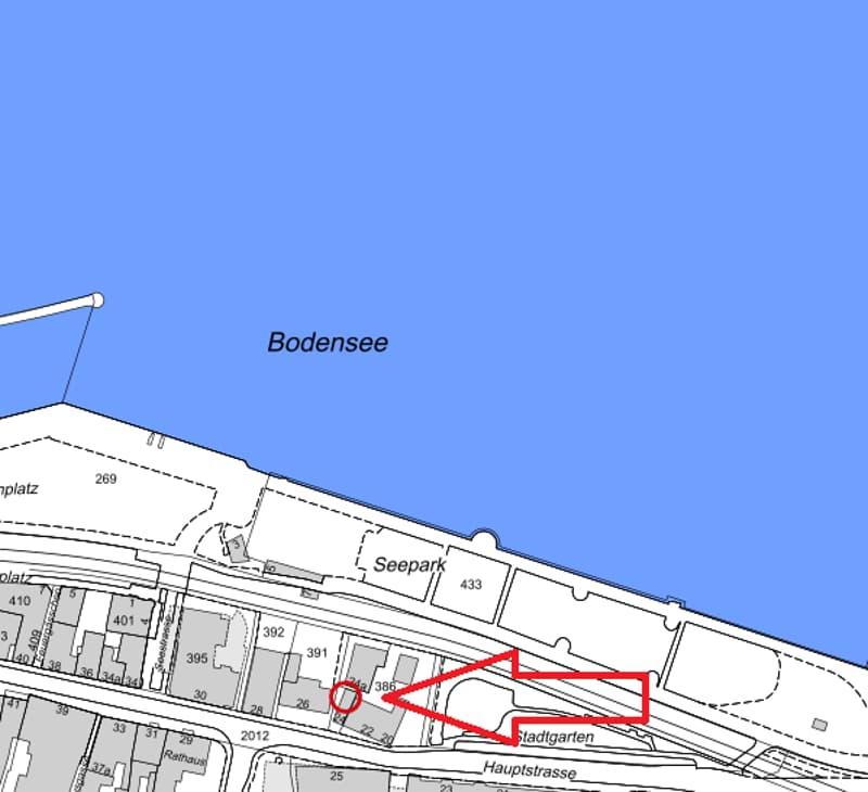 Nur wenige Schritte bis zum Bodensee