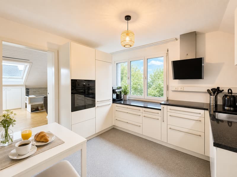 8Küche in Wohnung 1