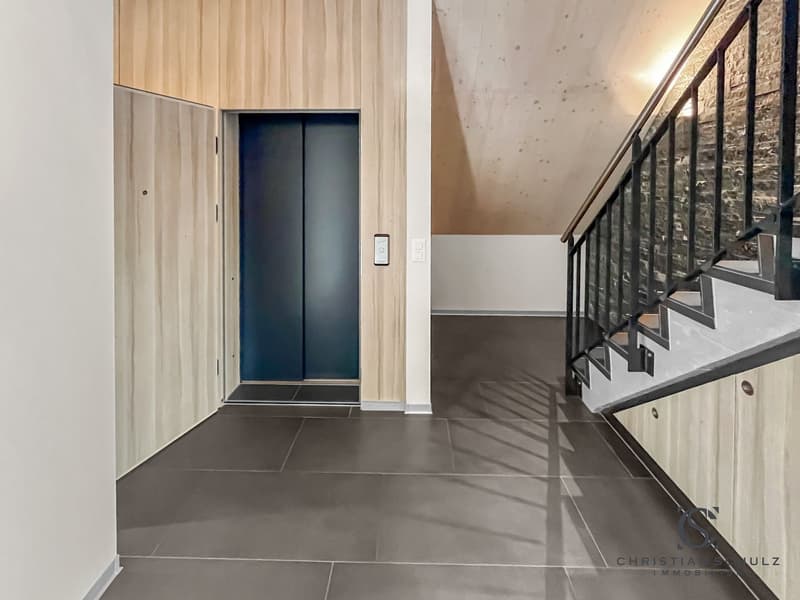 Mit dem Lift in die Wohnung