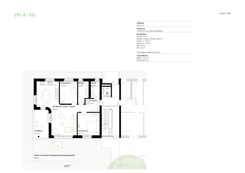Charming new garden apartment in Mühlethurnen (2)