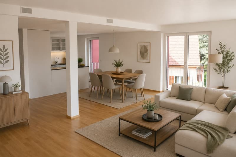 Modern living on two floors – attractive maisonette apartment in Birsfelden (7)