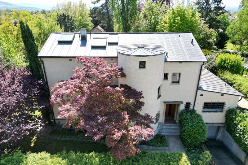 Villa im Stil der klassischen Moderne mit grossem Garten und Entwicklungspotential in Riehen (1)