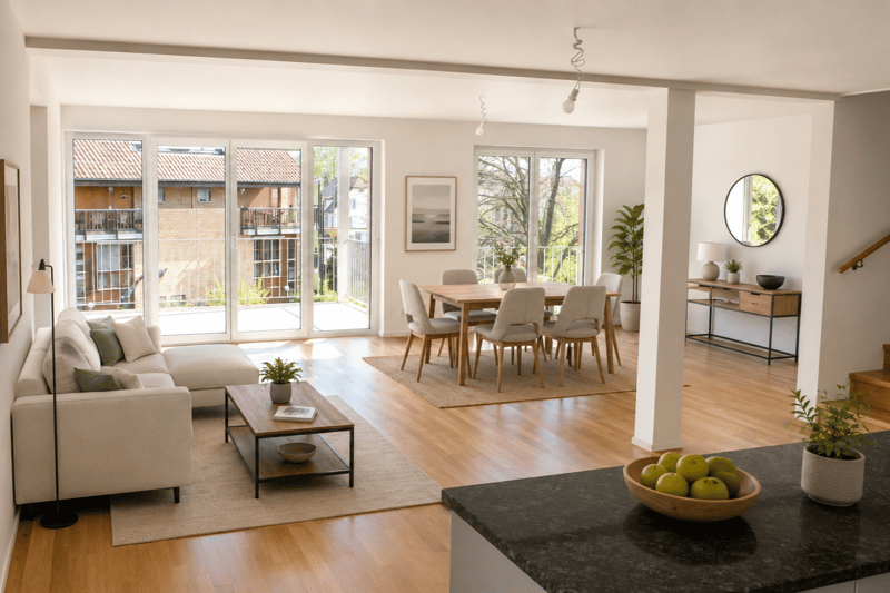 Habitation moderne sur deux étages – appartement maisonnette attractif à Birsfelden (3)