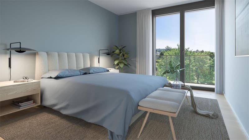 Top attic apartment in Zurich with gym, office & event room (6)
