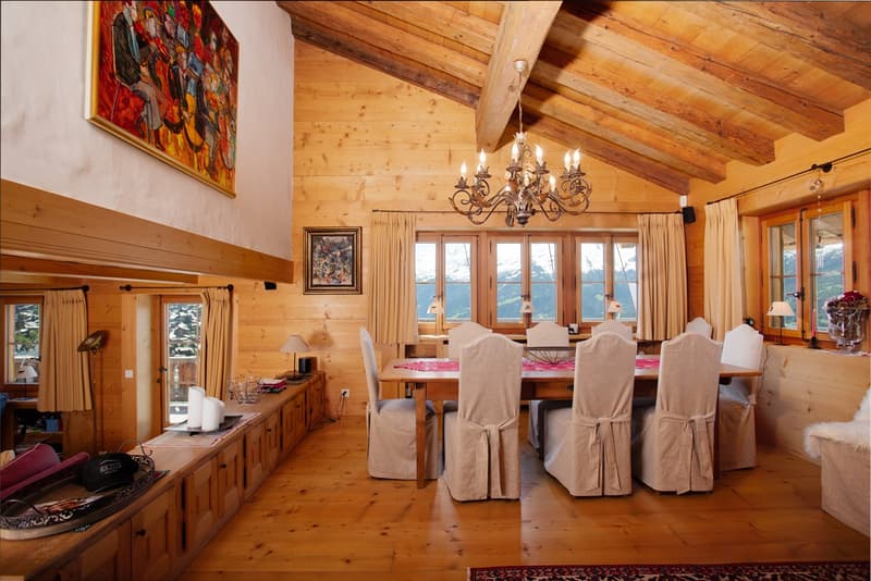 Luxurious chalet and its independent mazot (3)