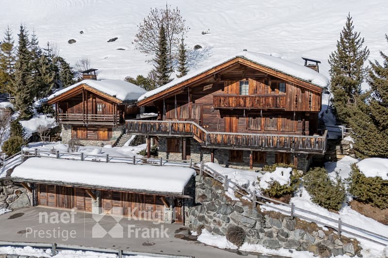 Luxurious chalet and its independent mazot (1)