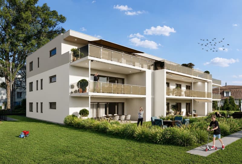 Exklusive Neubauwohnung mit privatem Garten (2)