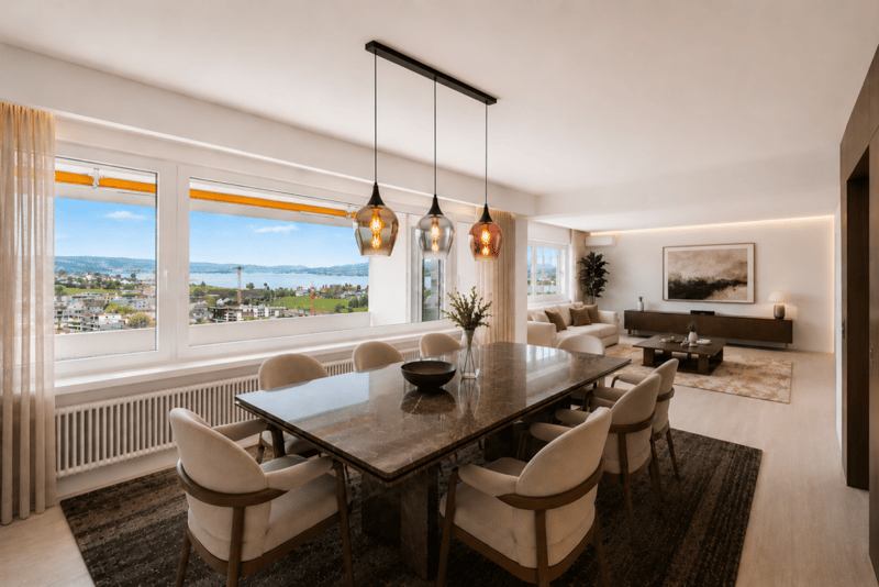 Appartamento penthouse di 5,5 locali con vista mozzafiato sulle montagne e sul lago (6)