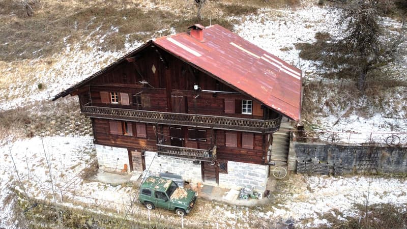 Former farm of 1916 in the heart of nature - Val d'Illiez (3)