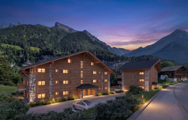 Nouvel appartement en attique 3.5 pièces à Champéry - Résidence Principale - Vente sur plans (lot 23) (2)