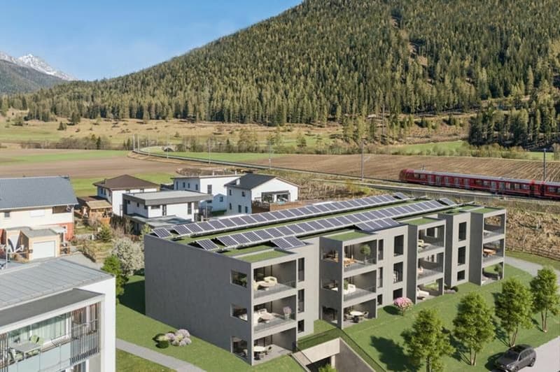 Zuhause zwischen Bergen, Sonne und Lebensqualität - 2.5-Zi.-Wohnung in Zernez (2)