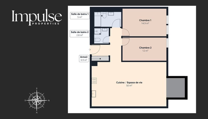 Appartamento in affitto - 3.5 locali luminosi con balcone, garage e posto auto (2)