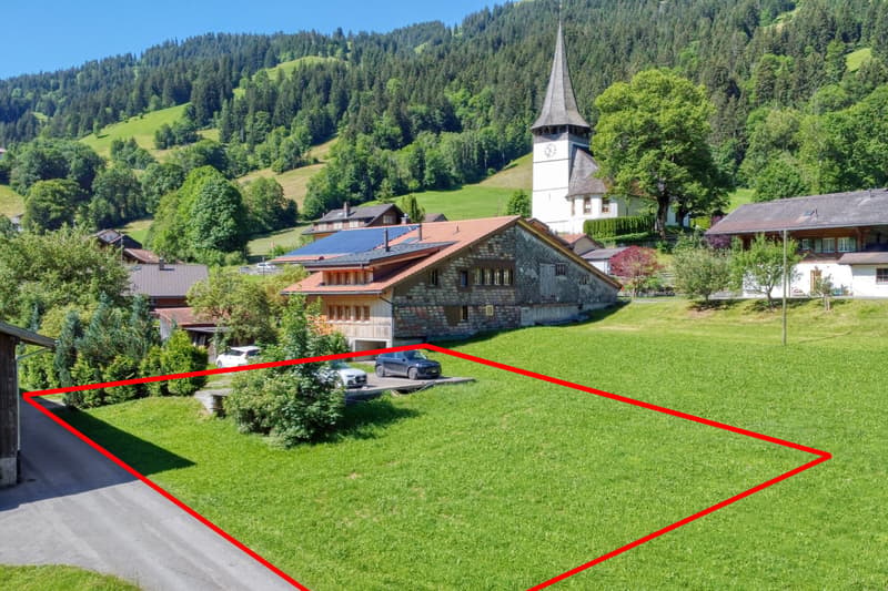 Ansicht Parzelle Nordost