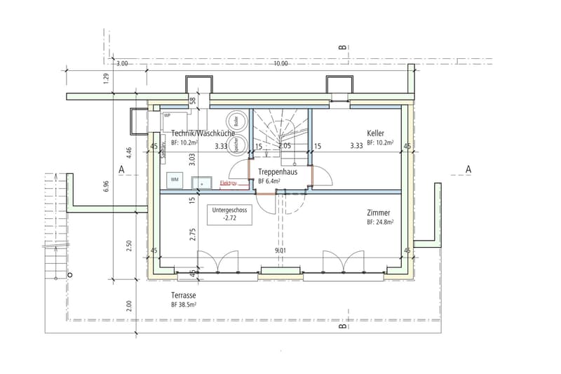 Grundriss Untergeschoss