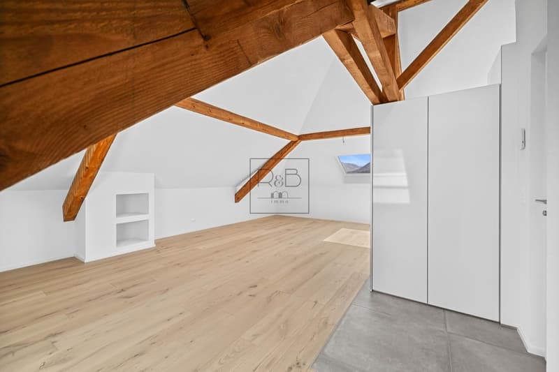 Loft rénové sous combles à Bulle (3)