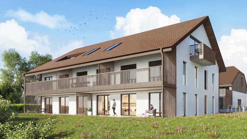 Appartamento mansardato di 3.5 locali con vista sul Jura (2)