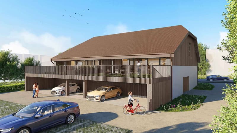 Maison villageoise mitoyenne avec terrasse et jardin (2)