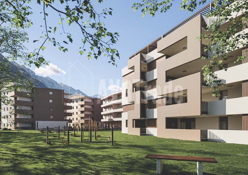 Residenza al Parco, Attico 3,5 locali con ampia terrazza, Biasca (6)