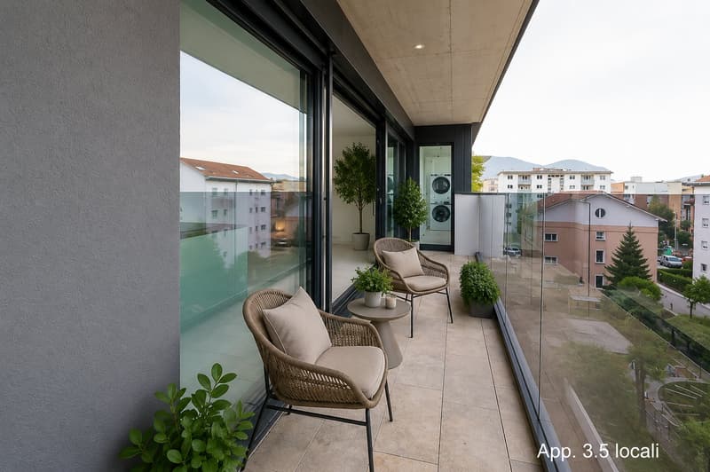 Bright 2.5 and 3.5 room apartments in Locarno – New construction 2024 (9)