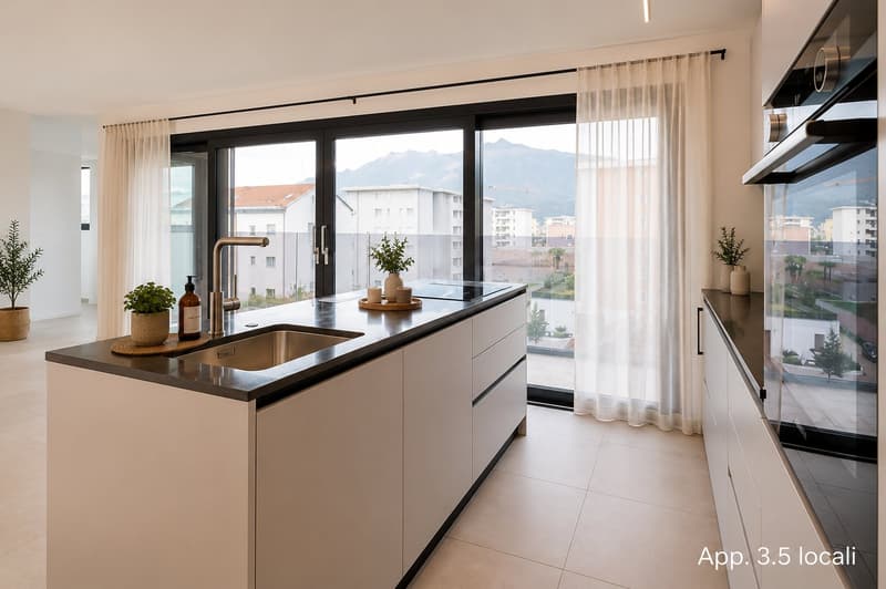 Bright 2.5 and 3.5 room apartments in Locarno – New construction 2024 (8)