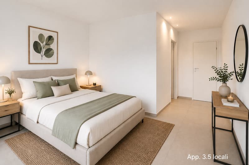 Bright 2.5 and 3.5 room apartments in Locarno – New construction 2024 (10)