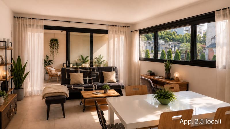 Bright 2.5 and 3.5 room apartments in Locarno – New construction 2024 (1)