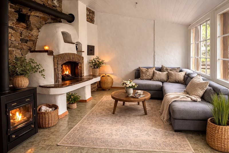Rustic stone house with fireplace and pizza oven – ideal also as a holiday home (21)