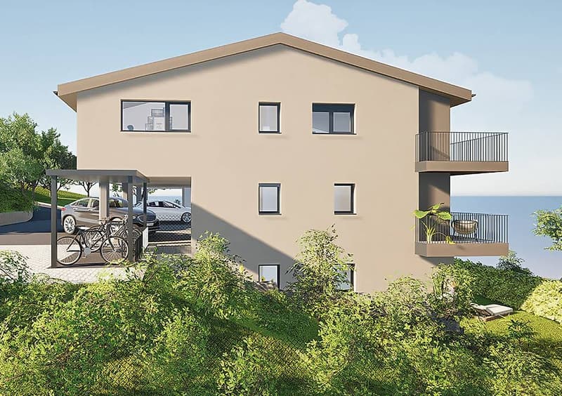 4.5 de nouvelle construction, aussi avec jardin ! Bon prix ! (7)