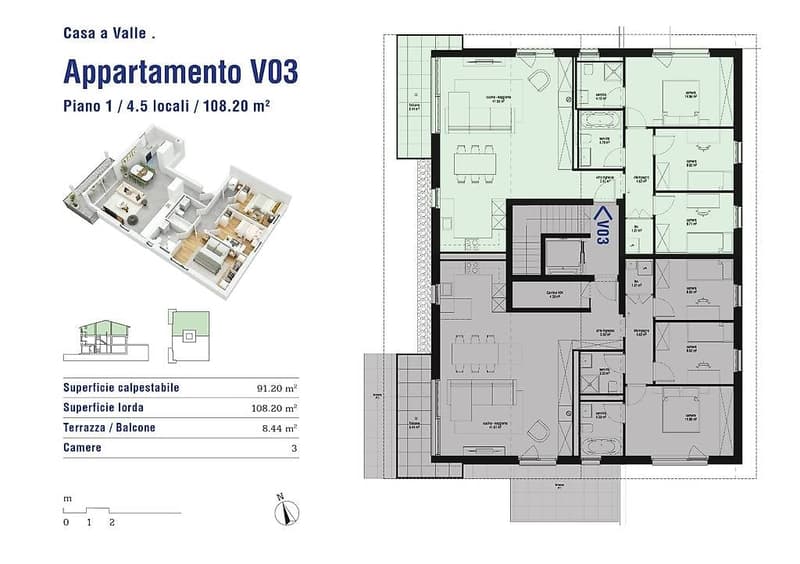 4.5 de nouvelle construction, aussi avec jardin ! Bon prix ! (6)