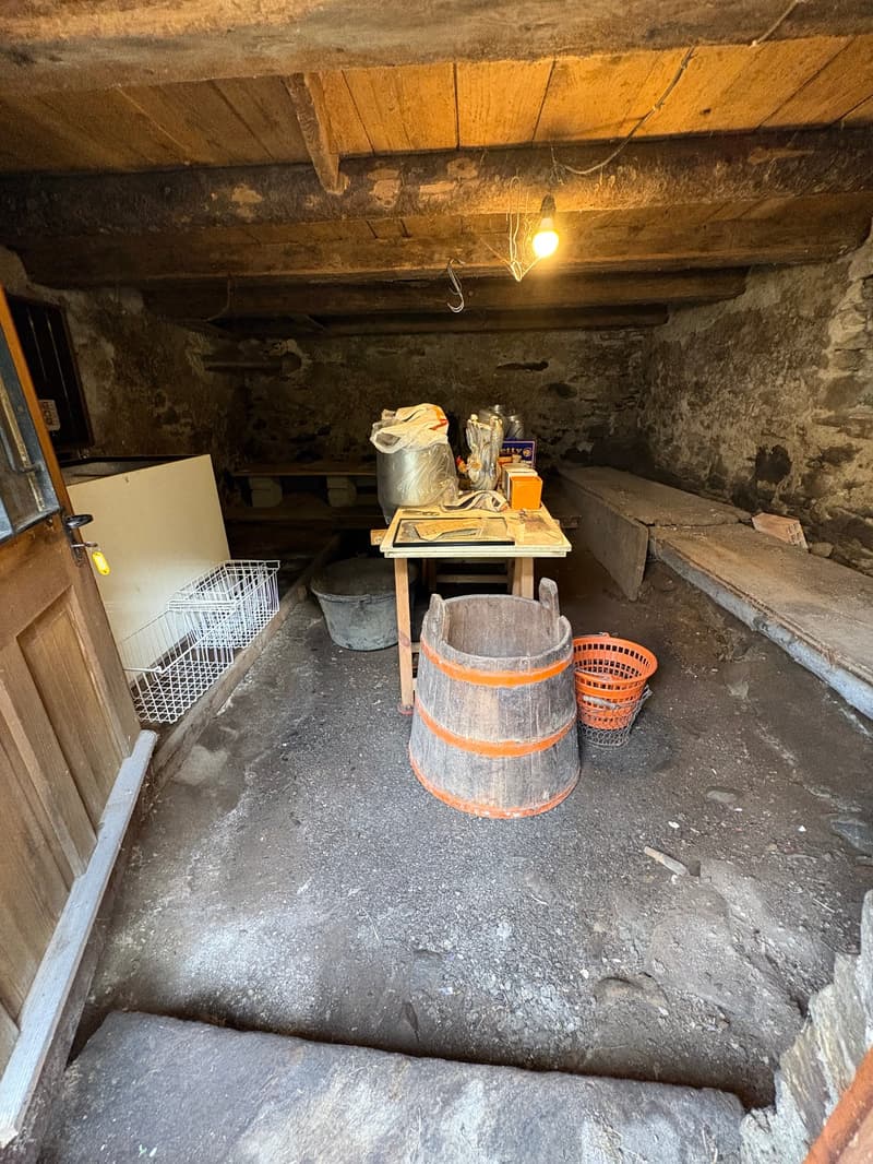 Mountain farmhouse and barn, with parking, in Rossa, Grisons (23)