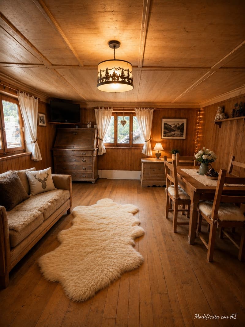 Mountain farmhouse and barn, with parking, in Rossa, Grisons (9)