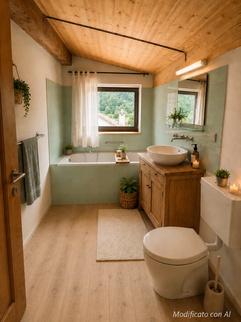 Mountain farmhouse and barn, with parking, in Rossa, Grisons (16)