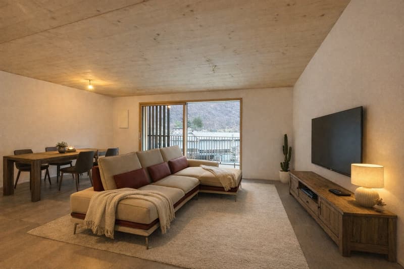 Modern and bright apartment, with terrace, in Cama (1)