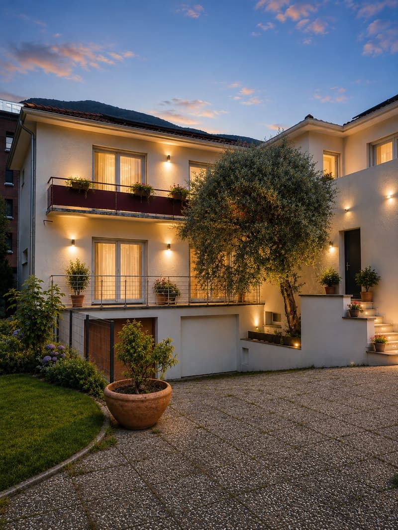 Exclusive single-family house in a privileged location in Bellinzona (1)