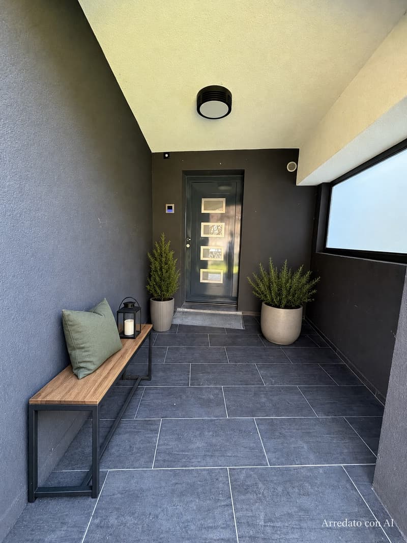 Casa monofamigliare con terrazzo e giardino in centro a Roveredo (5)