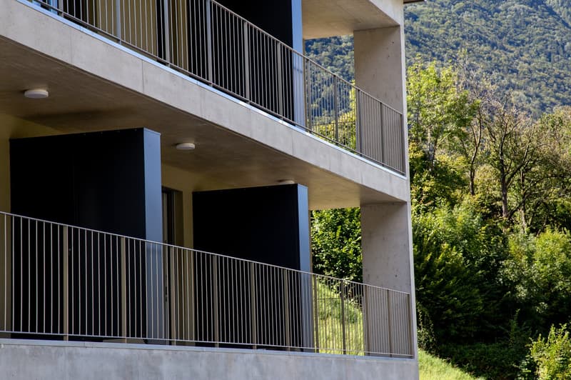 Moderno appartamento da 1.5 locali con balcone a Roveredo (1)