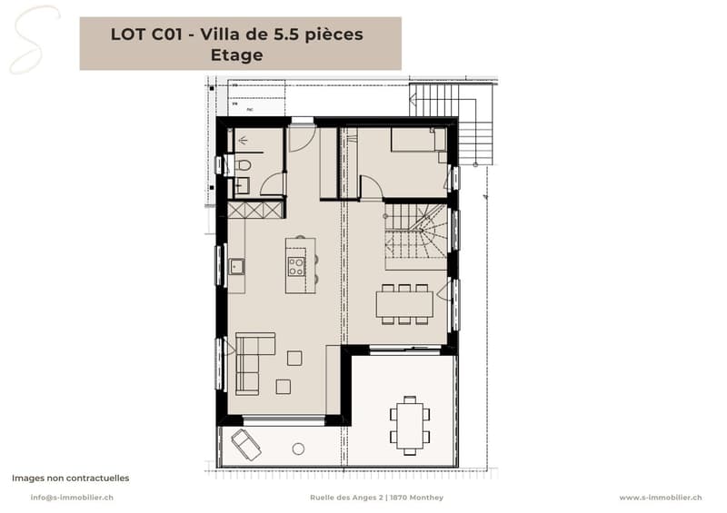 New construction in Chemin-Dessus - Lot C01 (4)