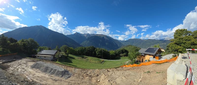 Travaux en cours - Nouvelle construction à Chemin-Dessus - Lot A01 (1)