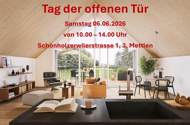 Nouvelle construction : élégant 3,5 pièces appartement mansardé (1)