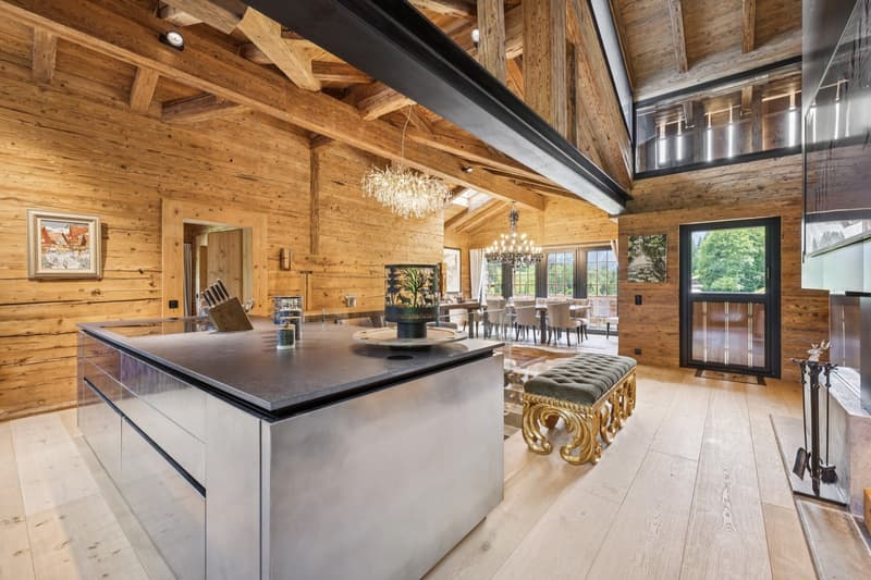 Außergewöhnliches Chalet - alpine Eleganz vor den Toren von Gstaad (3)