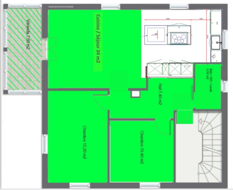 For Sale: 3.5 room apartment with unique charm, veranda and exclusive garden - in Givisiez (12)