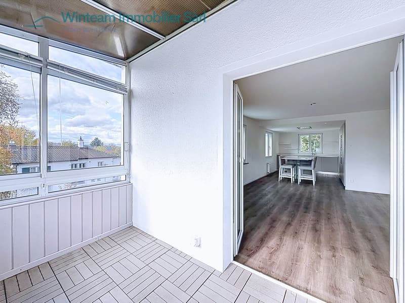 For Sale: 3.5 room apartment with unique charm, veranda and exclusive garden - in Givisiez (5)