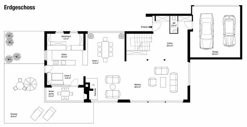 Maison de campagne de 6,5 pièces avec grand terrain (15)
