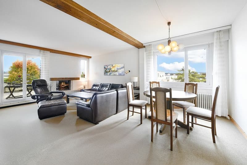 4.5-room attic apartment in a quiet location with a distant view (4)