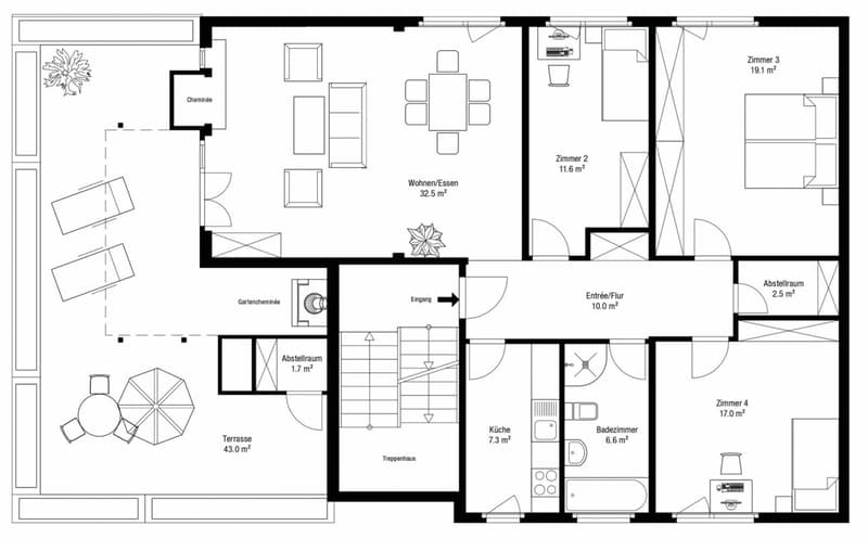 4,5 Zimmer Attika-Wohnung an ruhiger Lage mit Fernsicht (10)