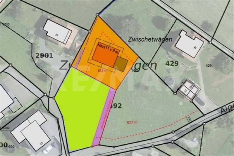 Fantastic building plot with lake view in a very quiet location in Brienz (4)